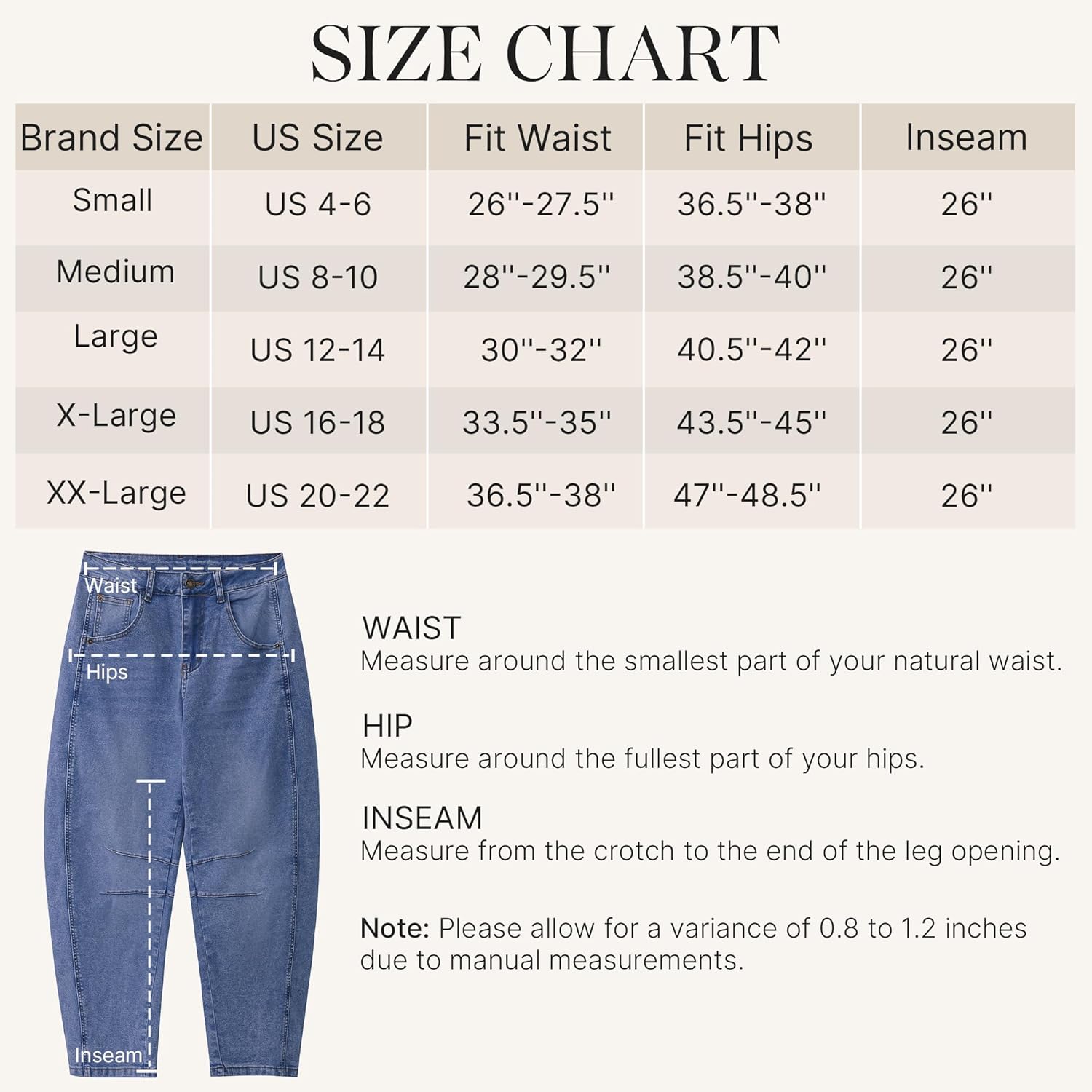 GRAPENT Barrel Jeans for Women Trendy High Waisted Wide Leg Baggy Cropped Relax Fit Stretch Denim Trouser Ankle PantsMedium Blue