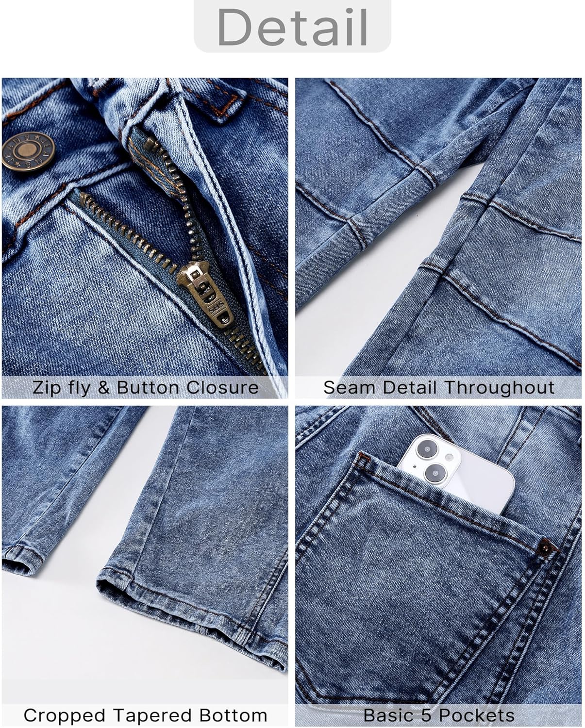 GRAPENT Barrel Jeans for Women Trendy High Waisted Wide Leg Baggy Cropped Relax Fit Stretch Denim Trouser Ankle PantsMidnight Blue