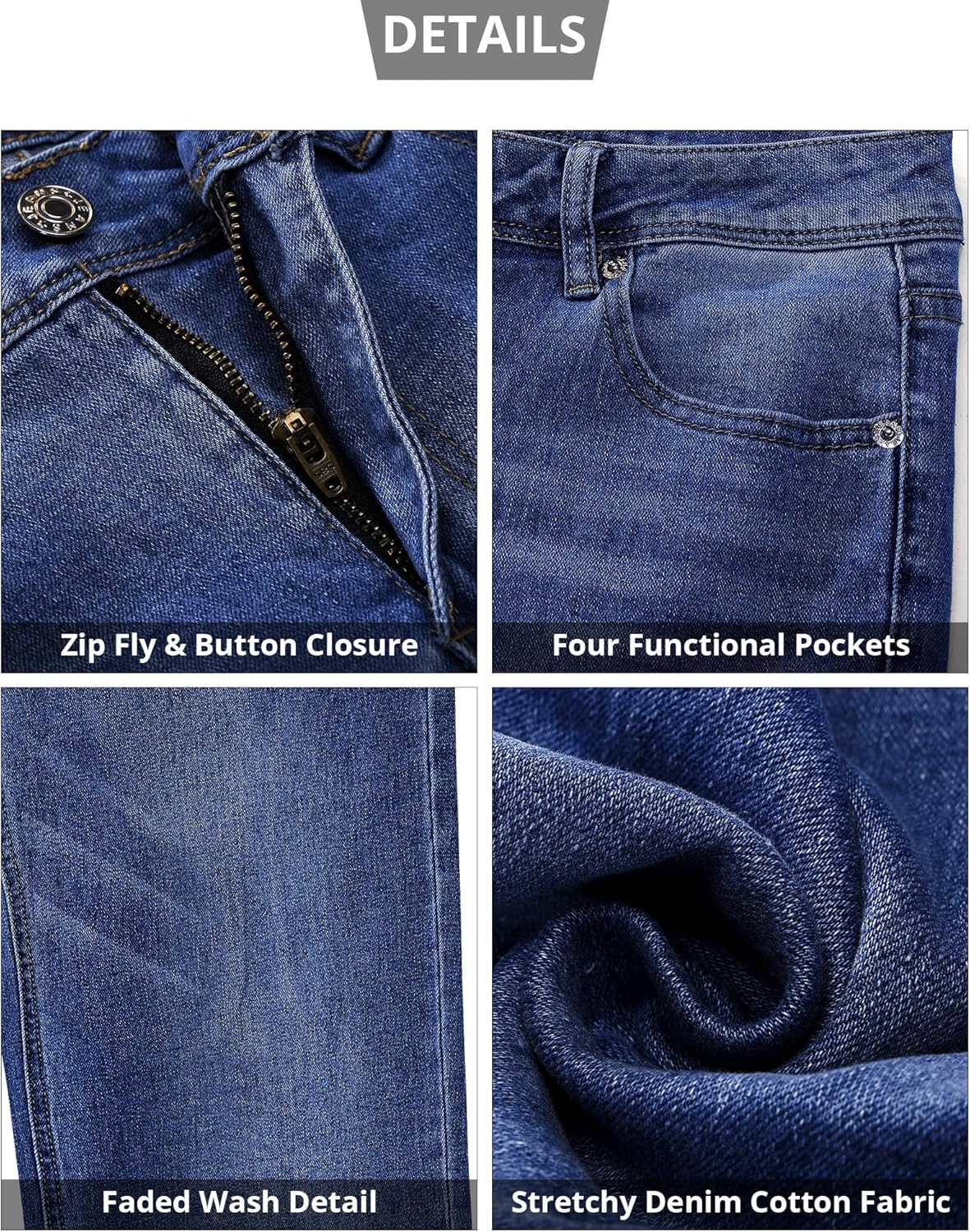 GRAPENT Womens Flare Jeans High Waisted Wide Leg Baggy Jean for Women Stretch Denim PantsLong Indigo Skyblue