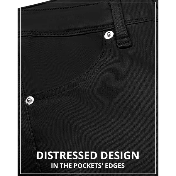 GRAPENT Womens Flare Jeans High Waisted Wide Leg Baggy Jean for Women Stretch Denim PantsAlways Black