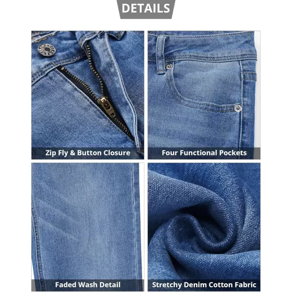 GRAPENT Womens Flare Jeans High Waisted Wide Leg Baggy Jean for Women Stretch Denim PantsLong Lapis Longing