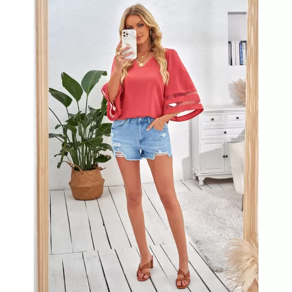 GRAPENT Womens High Waisted Ripped Stretchy Denim Hot Short Summer Jean ShortsA Light Blue