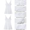 imageGRAPENT Womens Swim Dress One Piece Swimsuit with Skirt Modest Cut Out Padded Twist Bathing Suits Swimwear SwimdressWhite