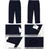 imageGRAPENT Capri Cargo Pants for Women High Waisted Pull On Elastic Waist Stretch Twill Fold Hem Capris Pants with PocketsNavy Blue