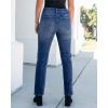 imageGRAPENT Straight Leg Jeans for Women High Waisted Trendy Slim Classic Stretchy Denim Work Trouser Jeans with PocketsClassic Blue