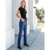 imageGRAPENT Straight Leg Jeans for Women High Waisted Trendy Slim Classic Stretchy Denim Work Trouser Jeans with PocketsClassic Blue