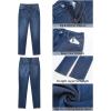 imageGRAPENT Straight Leg Jeans for Women High Waisted Trendy Slim Classic Stretchy Denim Work Trouser Jeans with PocketsClassic Blue