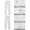 imageGRAPENT Straight Leg Jeans for Women High Waisted Trendy Slim Classic Stretchy Denim Work Trouser Jeans with PocketsCream White