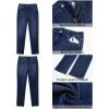 imageGRAPENT Straight Leg Jeans for Women High Waisted Trendy Slim Classic Stretchy Denim Work Trouser Jeans with PocketsDarkness Blue