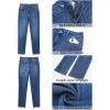 imageGRAPENT Straight Leg Jeans for Women High Waisted Trendy Slim Classic Stretchy Denim Work Trouser Jeans with PocketsMedium Blue