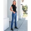 imageGRAPENT Straight Leg Jeans for Women High Waisted Trendy Slim Classic Stretchy Denim Work Trouser Jeans with PocketsMedium Blue