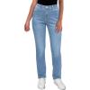 imageGRAPENT Straight Leg Jeans for Women High Waisted Trendy Slim Classic Stretchy Denim Work Trouser Jeans with PocketsCool Blue
