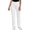 imageGRAPENT Straight Leg Jeans for Women High Waisted Trendy Slim Classic Stretchy Denim Work Trouser Jeans with PocketsCream White