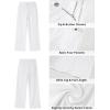 imageGRAPENT Wide Leg Jeans for Women Trendy High Waisted Loose Straight Leg Stretchy Retro Denim Pants with Pouch PocketsCream White