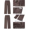 imageGRAPENT Wide Leg Jeans for Women Trendy High Waisted Loose Straight Leg Stretchy Retro Denim Pants with Pouch PocketsPecan Brown
