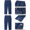 imageGRAPENT Capri Jeans for Women High Waisted Stretchy Denim Capris Front Seamed Cropped Skinny Slim Fit Jeans with PocketsDark Blue