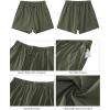 imageGRAPENT Athletic Shorts for Women High Waisted Casual Exercise Hiking Quick Dry Sports Gym Running Shorts with PocketsArmy Green