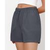 imageGRAPENT Athletic Shorts for Women High Waisted Casual Exercise Hiking Quick Dry Sports Gym Running Shorts with PocketsDark Gray