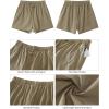 imageGRAPENT Athletic Shorts for Women High Waisted Casual Exercise Hiking Quick Dry Sports Gym Running Shorts with PocketsKhaki