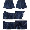imageGRAPENT Athletic Shorts for Women High Waisted Casual Exercise Hiking Quick Dry Sports Gym Running Shorts with PocketsNavy Blue