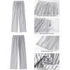 imageGRAPENT Striped Pants for Women High Waisted Wide Leg Cotton Linen Trendy Beach Pull On Elastic Waist Casual Flowy PantsWhite Black Stripe