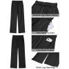imageGRAPENT Linen Pants Women Wide Leg High Waisted Flowy Summer Beach Elastic Waist Pull On Baggy Palazzo Pants with PocketBlack