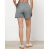 imageGRAPENT Wide Leg Shorts for Women Pull on Shorts with Deep Pockets for Casual Gym Pants Walking AthleticUltimate Gray