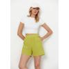 imageGRAPENT Wide Leg Shorts for Women Pull on Shorts with Deep Pockets for Casual Gym Pants Walking AthleticWild Lime