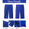 imageGRAPENT Swim Shorts Women High Waisted Cutout Beach Long Board Shorts Swimwear 11 Inseam Short Swim Pants Bottom OnlyNautical Blue