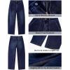 imageGRAPENT Barrel Jeans for Women High Waisted Trendy Wide Leg Baggy Ankle Length Stretchy Denim Trouser Jeans with PocketsNightfall Blue