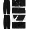 imageGRAPENT Barrel Jeans for Women High Waisted Trendy Wide Leg Baggy Ankle Length Stretchy Denim Trouser Jeans with PocketsTrue Black