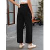 imageGRAPENT Barrel Jeans for Women High Waisted Trendy Wide Leg Baggy Ankle Length Stretchy Denim Trouser Jeans with PocketsTrue Black