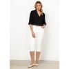 imageGRAPENT Linen Shirts for Women Trendy Button Down Long Sleeve Shirts Dressy Causal Summer Loose Fit Tops with PocketsBlack
