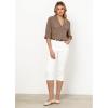 imageGRAPENT Linen Shirts for Women Trendy Button Down Long Sleeve Shirts Dressy Causal Summer Loose Fit Tops with PocketsCoco Mocha