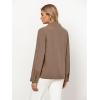 imageGRAPENT Linen Shirts for Women Trendy Button Down Long Sleeve Shirts Dressy Causal Summer Loose Fit Tops with PocketsCoco Mocha