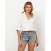 imageGRAPENT Linen Shirts for Women Trendy Button Down Long Sleeve Shirts Dressy Causal Summer Loose Fit Tops with PocketsCream White
