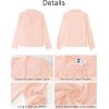 imageGRAPENT Linen Shirts for Women Trendy Button Down Long Sleeve Shirts Dressy Causal Summer Loose Fit Tops with PocketsSmoky Rose Pink