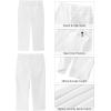 imageGRAPENT Capris Jeans for Women High Waisted Trendy Pull On Elastic Waist Split Hem Skinny Stretchy Denim Capri PantsCream White