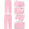 imageGRAPENT Capris Jeans for Women High Waisted Trendy Pull On Elastic Waist Split Hem Skinny Stretchy Denim Capri PantsPink