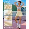 imageGRAPENT Sweat Shorts for Women High Waisted Pull On Elastic Waist Athletic Gym Casual Summer Comfy Lounge Cotton ShortsAlmond