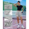 imageGRAPENT Sweat Shorts for Women High Waisted Pull On Elastic Waist Athletic Gym Casual Summer Comfy Lounge Cotton ShortsHeather Gray