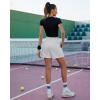 imageGRAPENT Sweat Shorts for Women High Waisted Pull On Elastic Waist Athletic Gym Casual Summer Comfy Lounge Cotton ShortsLight Heather Gray