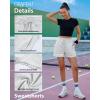 imageGRAPENT Sweat Shorts for Women High Waisted Pull On Elastic Waist Athletic Gym Casual Summer Comfy Lounge Cotton ShortsLight Heather Gray
