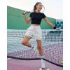 imageGRAPENT Sweat Shorts for Women High Waisted Pull On Elastic Waist Athletic Gym Casual Summer Comfy Lounge Cotton ShortsLight Heather Gray