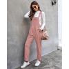 imageGRAPENT Overalls for Women Loose Fit Jean Denim Bib Jumpsuit Stretch Overall PantsTawny Orange