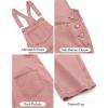 imageGRAPENT Overalls for Women Loose Fit Jean Denim Bib Jumpsuit Stretch Overall PantsTawny Orange