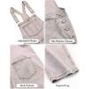 imageGRAPENT Overalls for Women Loose Fit Jean Denim Bib Jumpsuit Stretch Overall PantsVintage Pink