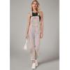 imageGRAPENT Overalls for Women Loose Fit Jean Denim Bib Jumpsuit Stretch Overall PantsVintage Pink