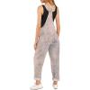 imageGRAPENT Overalls for Women Loose Fit Jean Denim Bib Jumpsuit Stretch Overall PantsVintage Pink