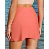 imageGRAPENT Womens High Waisted Bikini Bottoms Ruched Swimsuit Tulip Hem Swim SkirtC Ruched Camellia